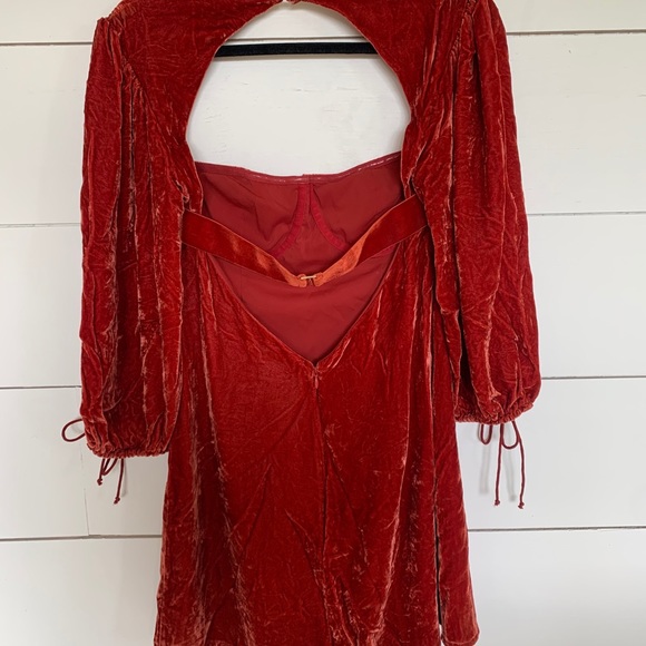 For Love & Lemons Nadine Velvet Bustier Mini Dress - Picture 5 of 5